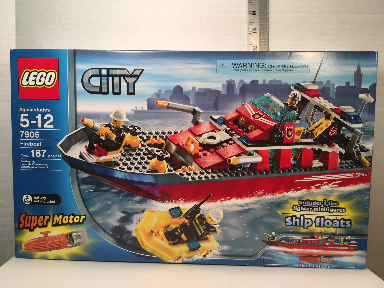 lego fire boat 7906
