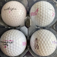 Ladies Golf Balls  4 : Cancer Charities