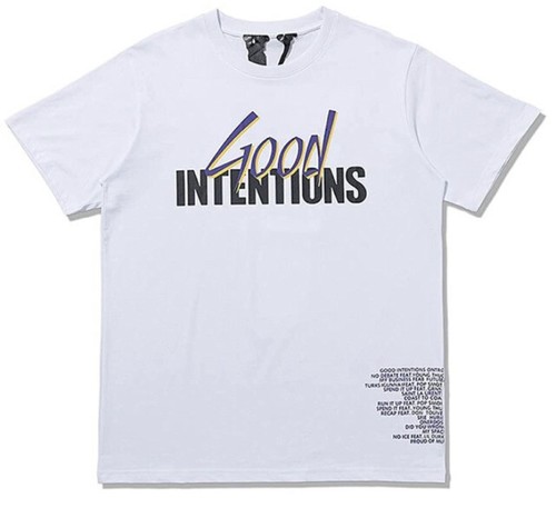 VLONE x Good Intentions White/Purple T-Shirt Size L New Authentic | eBay