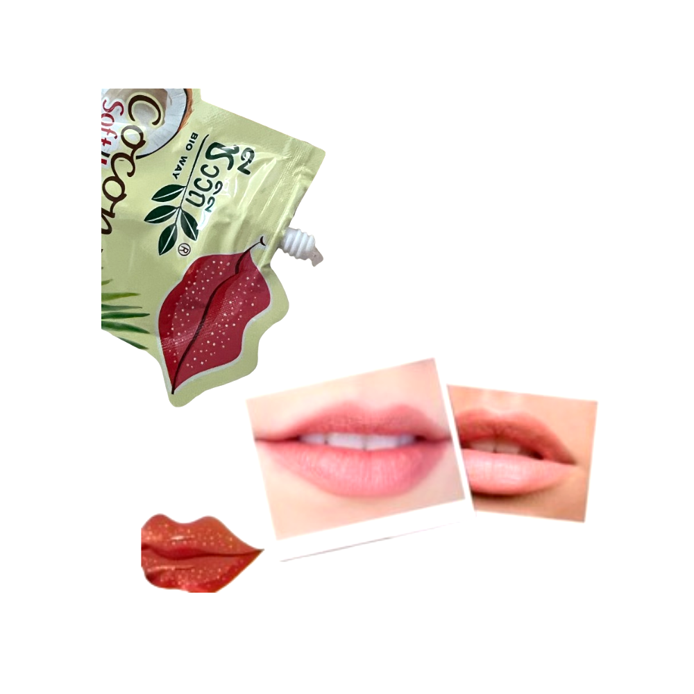 BIO WAY Coconut Soft Lip Scrub coconut oil recipe Natural Herbal 10g. 3 pcs. eBay