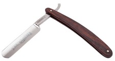 Timor G&F made in Solingen Germany Rasiermesser DELUXE 5/8 Carbonstahl ROSENHOLZ