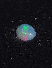 Opale Blanche Naturelle D'Éthiopie – 1.23 Carats, Cabochon, Non Traitée, Neuf Avec étiquette