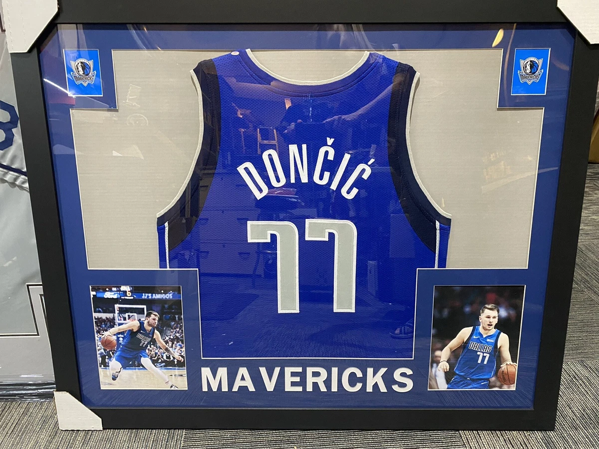 Luka doncic framed best sale jersey