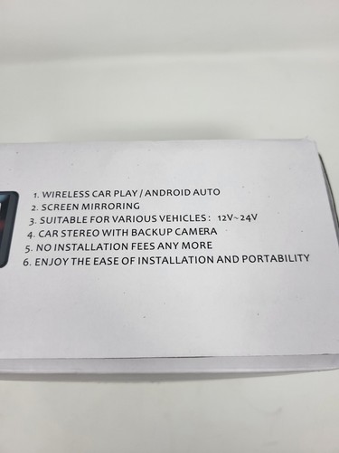 Autoradio Portatile Wireless Carplay Andriod Schermo Auto Mirroring 7" Touchscree - Foto 5 di 7