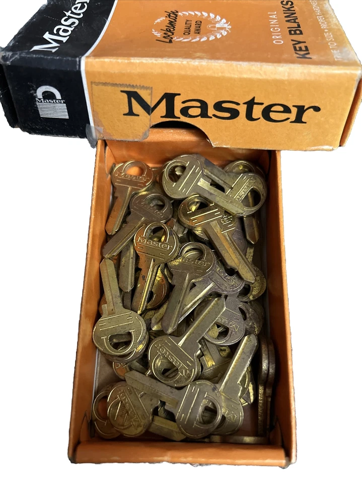 *QTY 50*Master Lock K7 Key Blanks For Padlocks 7, 8, 90, 97, 716, 719 & More. BC - Image 2 of 3