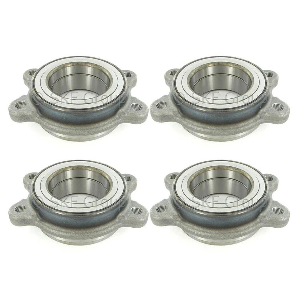 4x Conjunto de cojinete y buje de eje delantero trasero para Audi A4 Quattro 2011-2015 PG Foto 2 de 3