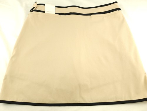 New ASHWORTH Womens Sz 12 Skirt Khaki Stretch Skort Golf Activewear 4 Pockets - Picture 7 of 13