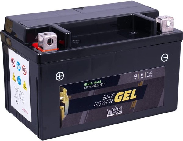 YTX7A-BS Batterie Al Gel Intact Kymco 50I Neu Sento 2012-2016 Stichwort = 120CCA-image