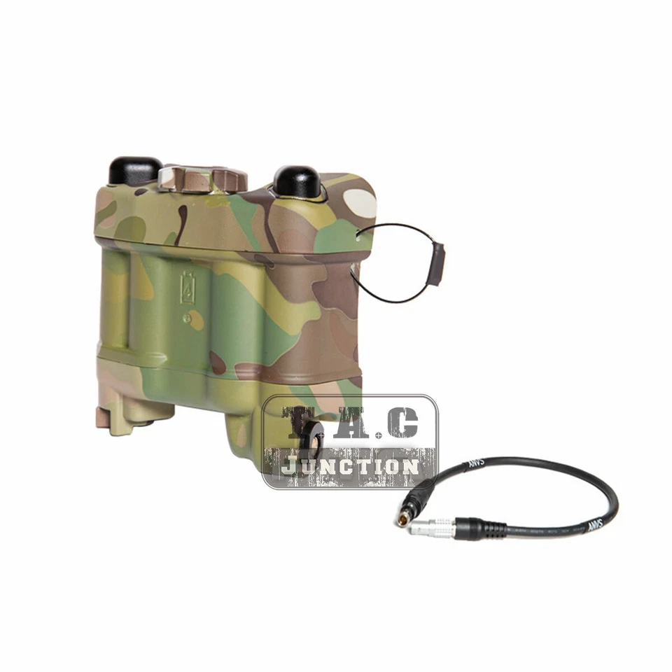 Bateria funcional PVS-31 visão noturna fonte de alimentação bateria bateria com adaptador de cabo - Imagem 3 de 4