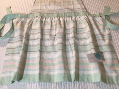 Martha Stewart Collection 2017  100% Cotton  Multi Stripe Apron  EASTER  NEW NWT