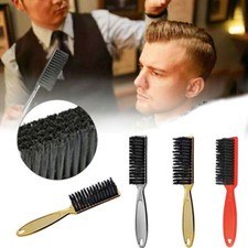 Beard Brush Barber Men Hair Comb Barber Tool Scissors Fade Brush Cleaning Brush