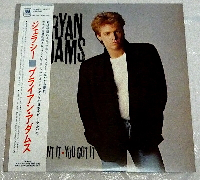 BRYAN ADAMS YOU WANT IT YOU GOT IT AMP28041 A&M 1981 JAPAN LP w