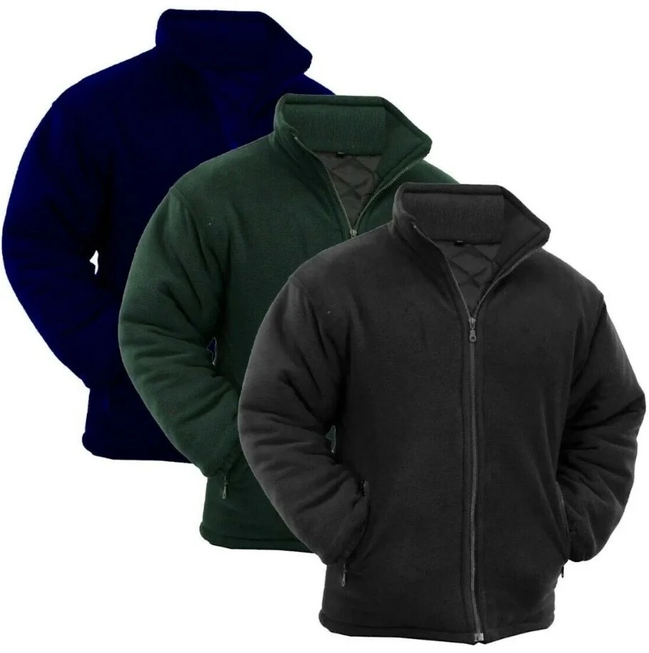 WINTER EXTRA THICK MENS FLEECE HEAVY DUTY WORK JACKET PADDED ANTI PILL FULL ZIP
Opens in a new windo