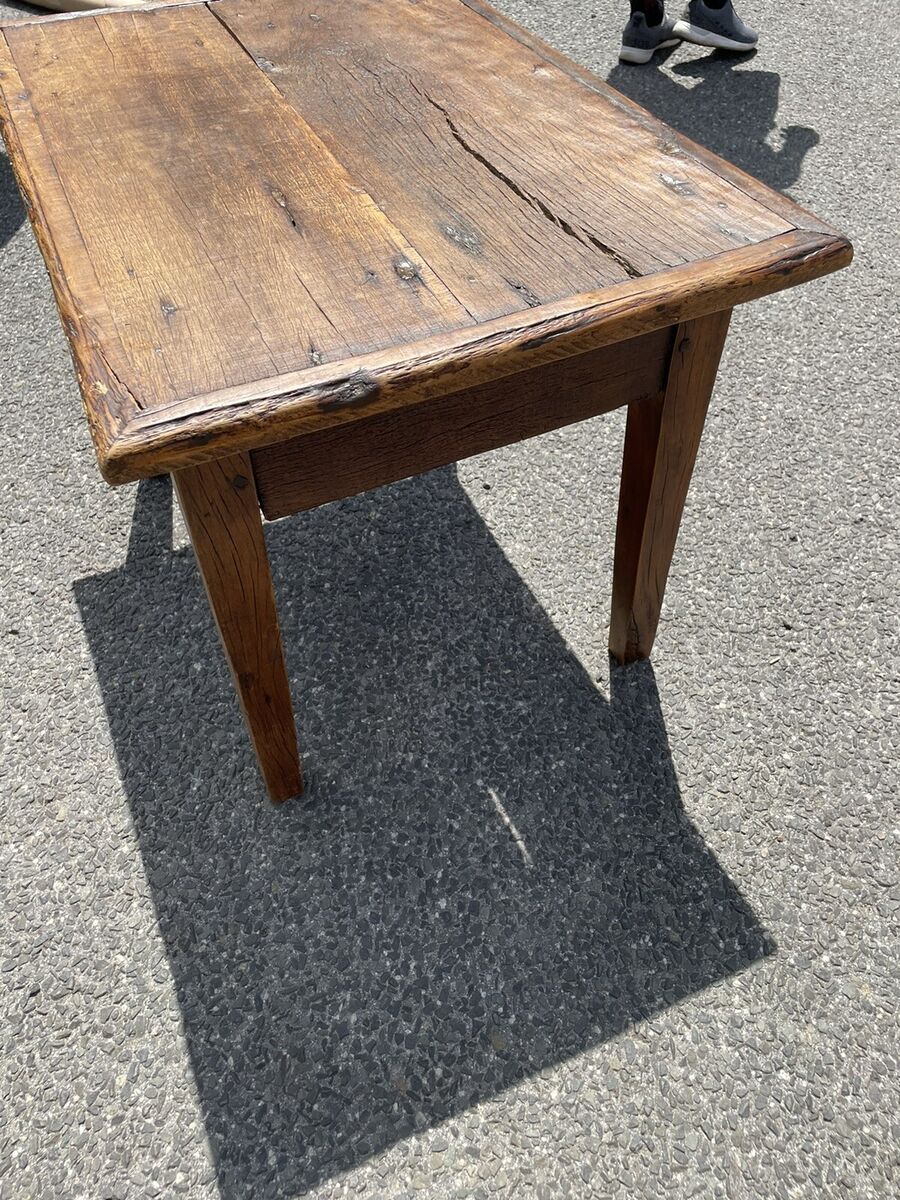 Antique Table With Drawer 10” High x 30” Long x 21” Deep Antique Table With Drawer 10” High x 30” Long x 21” Deep