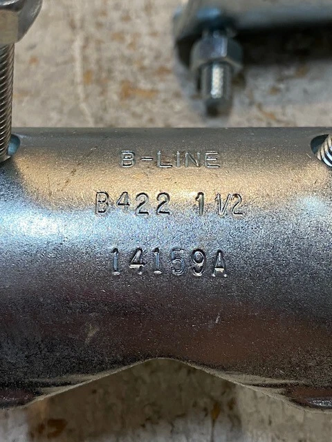 9 Quantity of B-Line B422-1-1/2 14159A Right Angle Clamps (9 Quantity) - Image 3 of 4