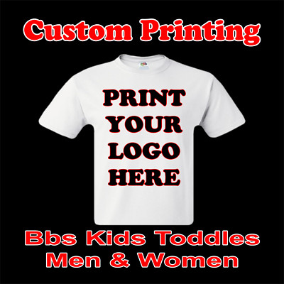 10Dzs 11Dzs 12Dzs Screen Printing WHITE Ts 1Color 1Setup Logos Images All Sizes