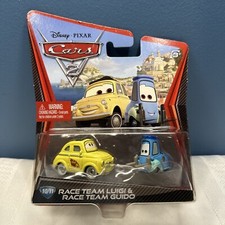 Disney Pixar Cars 2 Race Team Luigi Race Team Guido 2010 Brand New Sealed
