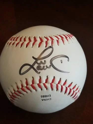 Les Lancaster signed baseball autographed ball auto signature authentic real