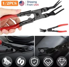 2× Car Door Panel Trim Clip Removal Tool Fastener Pliers -Headlight Repair Door