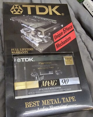 IX TDK MA-XG 90 METAL POSITION Extra Wide Dynamic Made In Japan. 1