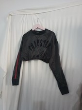 trapstar crop blouse longsleeves size small PEN73 