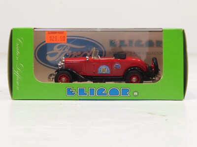 Eligor 1202 Die Cast Ford V8 1932 Pompiers Los Angeles 1/43 Scale NIB 
