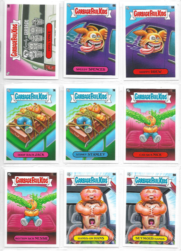 Garbage Pail Kinder gehen in den Urlaub - 20-Karten Don,t Make Me Pull Over Jagd Set Neuwertig - Bild 2 von 3