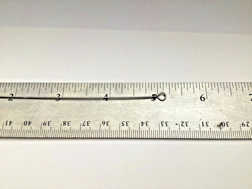 100 PZ ESCA IN ACCIAIO INOX .029 x 4" fino a 12" ESCA ALBERO FILO FORMA FILATORI - Foto 3 di 10