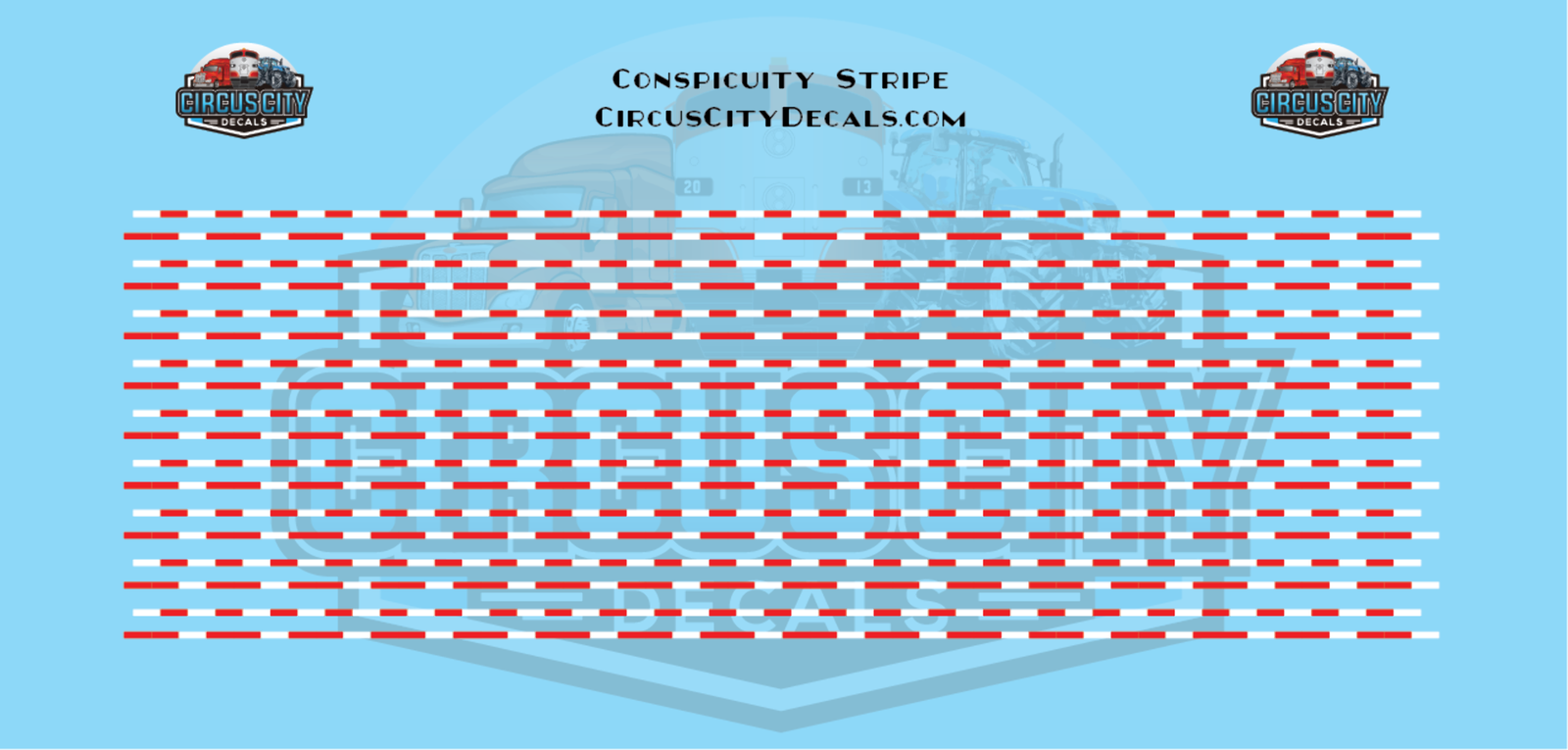 Conspicuity Stripe Cheap bargain for O Inventory cleanup selling sale 1:48 Vehicles Scale