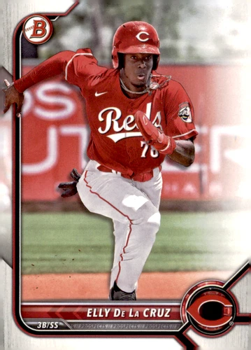 2022 Topps Bowman Draft Elly De La Cruz RC Cincinnati Reds #BD-80