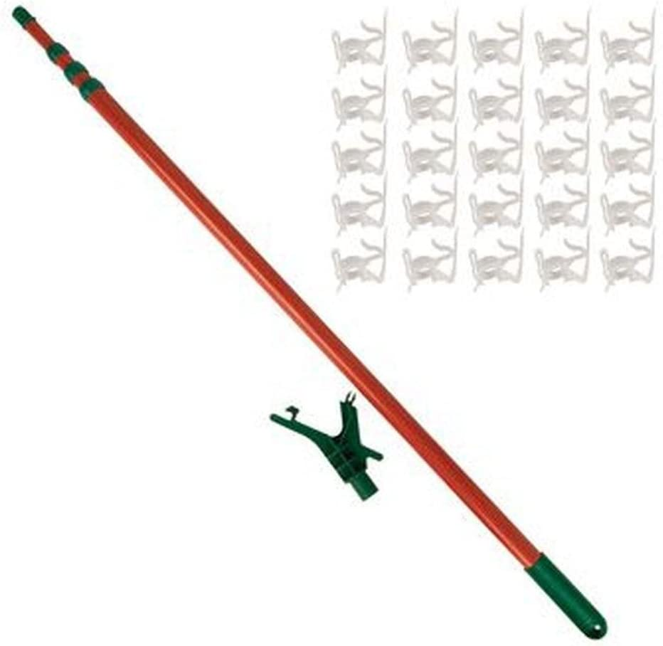 Dyno 11' Telescoping Christmas Tree Decorating Pole for Hanging Lights
