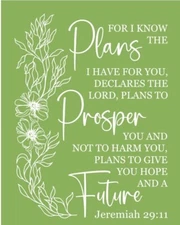 Magnolia Design Co Adhesive Reusable Silkscreen Stencil ✝️ Jeremiah 29:11✝️