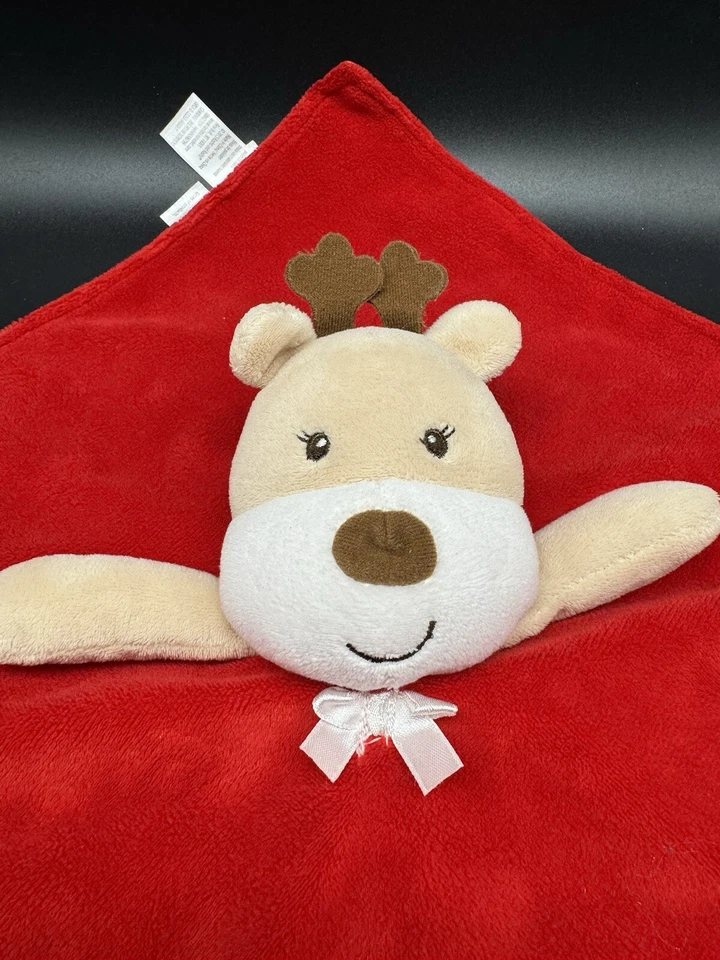 Baby Starters My First Christmas Reindeer Lovey Manta de Seguridad Sonajero Niño Niña Foto 3 de 4