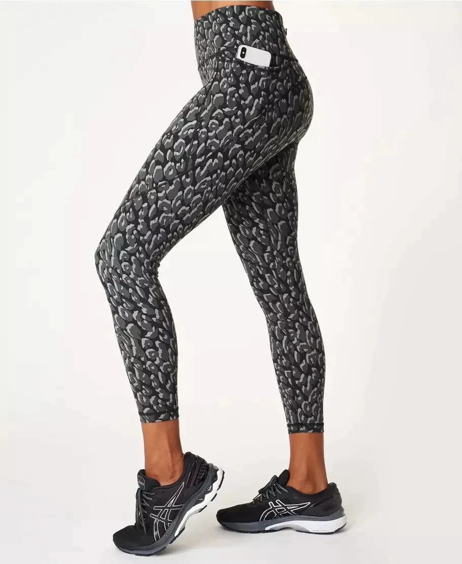 Leopard print cheap exercise leggings