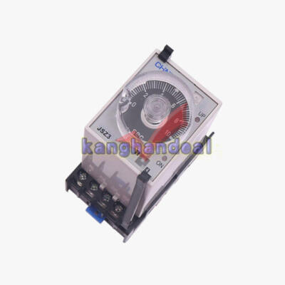 1PC CHNT JSZ3 A-E AC220V Energized Delay Time Relay+Base New