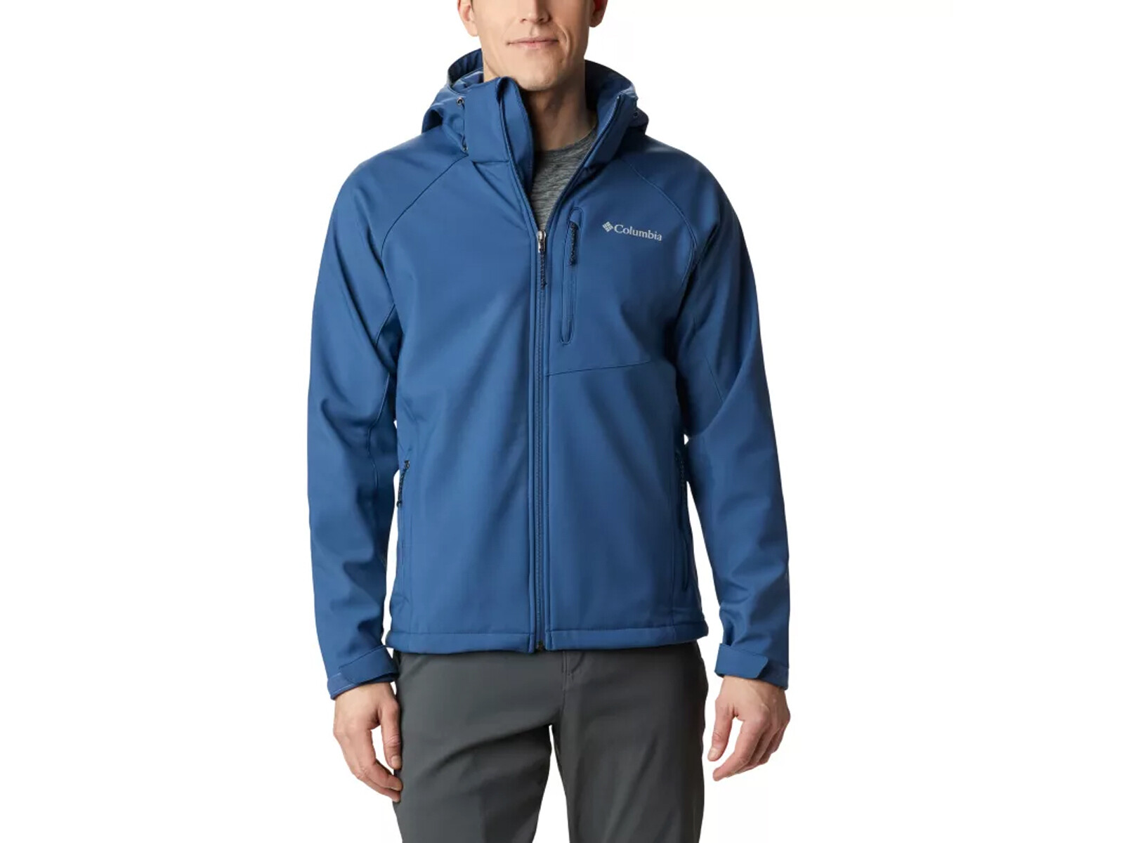 COLUMBIA GIACCA TREKKING SOFTSHELL UOMO INVERNO 1516251 453 CASCADE RIDGE II NI