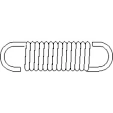 1868691M1 Brake Lever Return Spring Fits Massey Ferguson 135 135 UK 150 1505