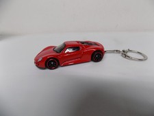 Matchbox - RED PORSCHE 918 SPYDER CUSTOM KEY CHAIN
