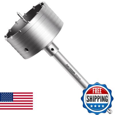 DAYDOOR 4-5/16'' Concrete Hole Saw w/ SDS Plus Shank, Tungsten Carbide