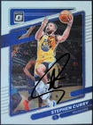 Stephen Curry 2021-22 Panini Donruss Optic Autograph Card Auto COA