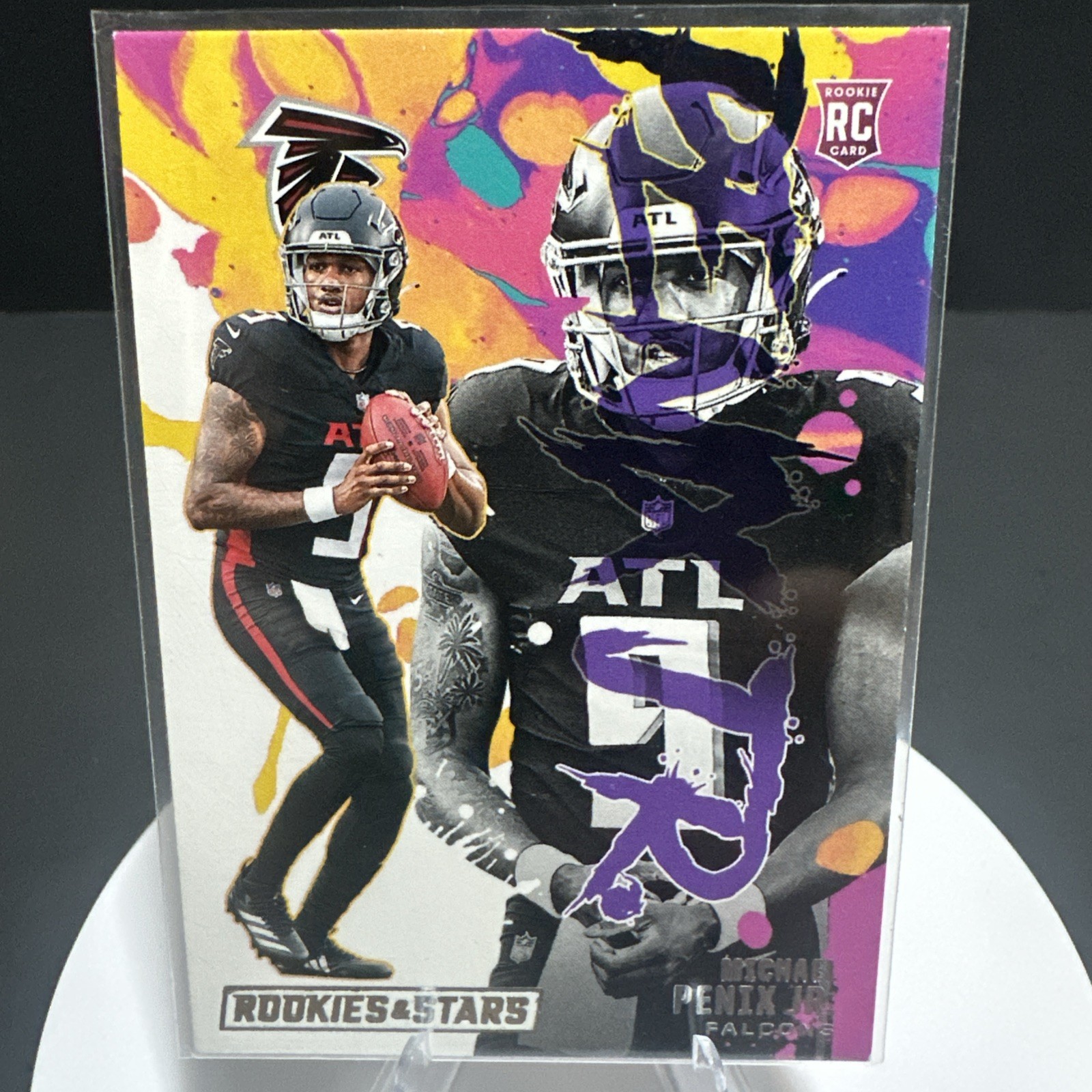 Michael Penix Panini Rookies & Stars Rookie Exclusive #REMPJ Base