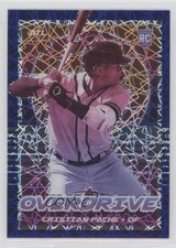 2021 Panini Chronicles Overdrive Blue Velocity Prizm Cristian Pache #11 uk2