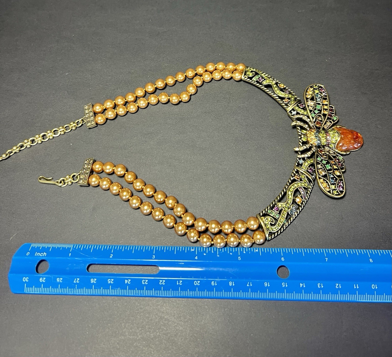 HEIDI DAUS STATEMENT BEE NECKLACE MULTI-COLORED C… - image 8