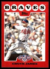 Chuck James 2008 Topps Opening Day #53 Braves MLB READ FREE SHIP AutographDen