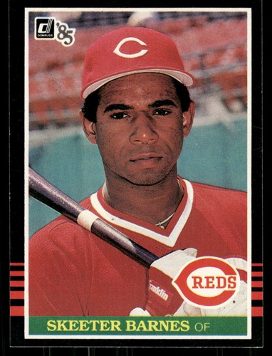 1985 Donruss #530 Skeeter Barnes Cincinnati Reds Baseball Card - Picture 1 of 2