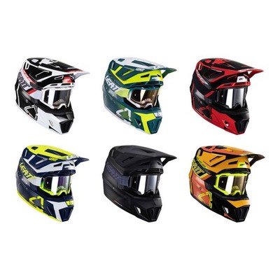Crosshelm mit Brille Leatt 7.5 Moto Crosshelm MX Enduro