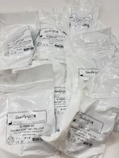 12 Pack DandleLion D0959GP 6" x 6" Infant Gel Pillows w/ White Cotton Covers