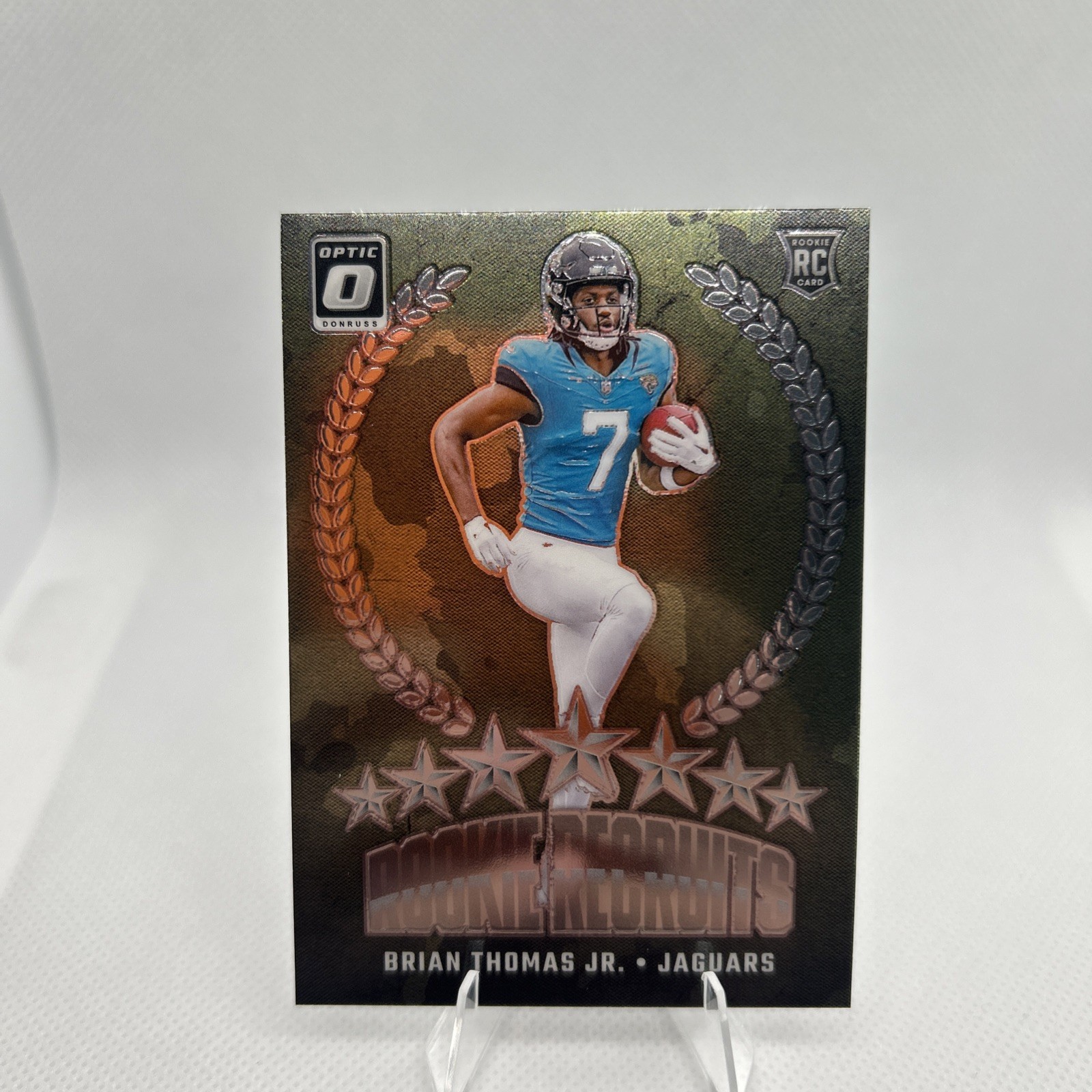 2024 Panini Donruss Optic - Brian Thomas Jr Rookie Recruits #12 - JAGUARS (RC)