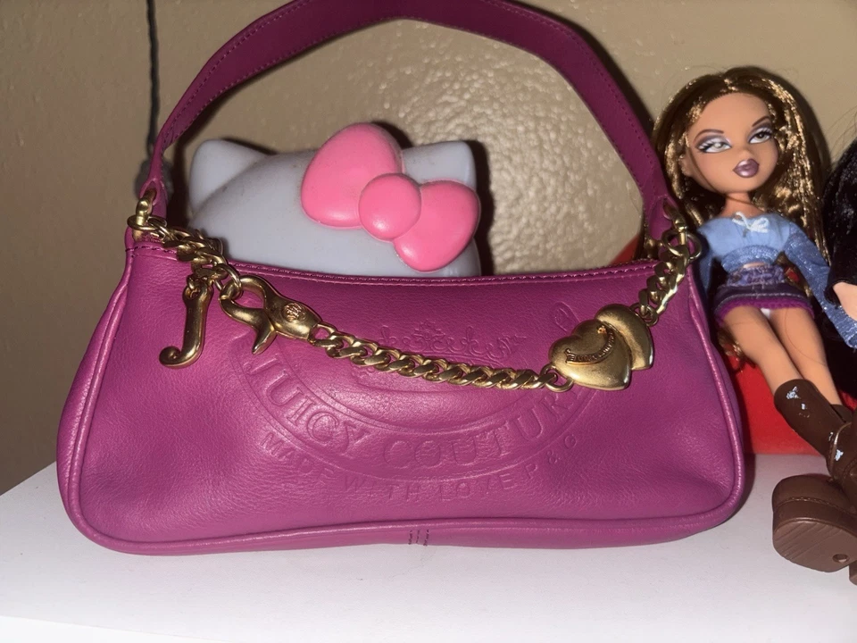 VNTG Y2K Juicy Couture Baguette Bolso de Hombro Cartera Foto 2 de 4