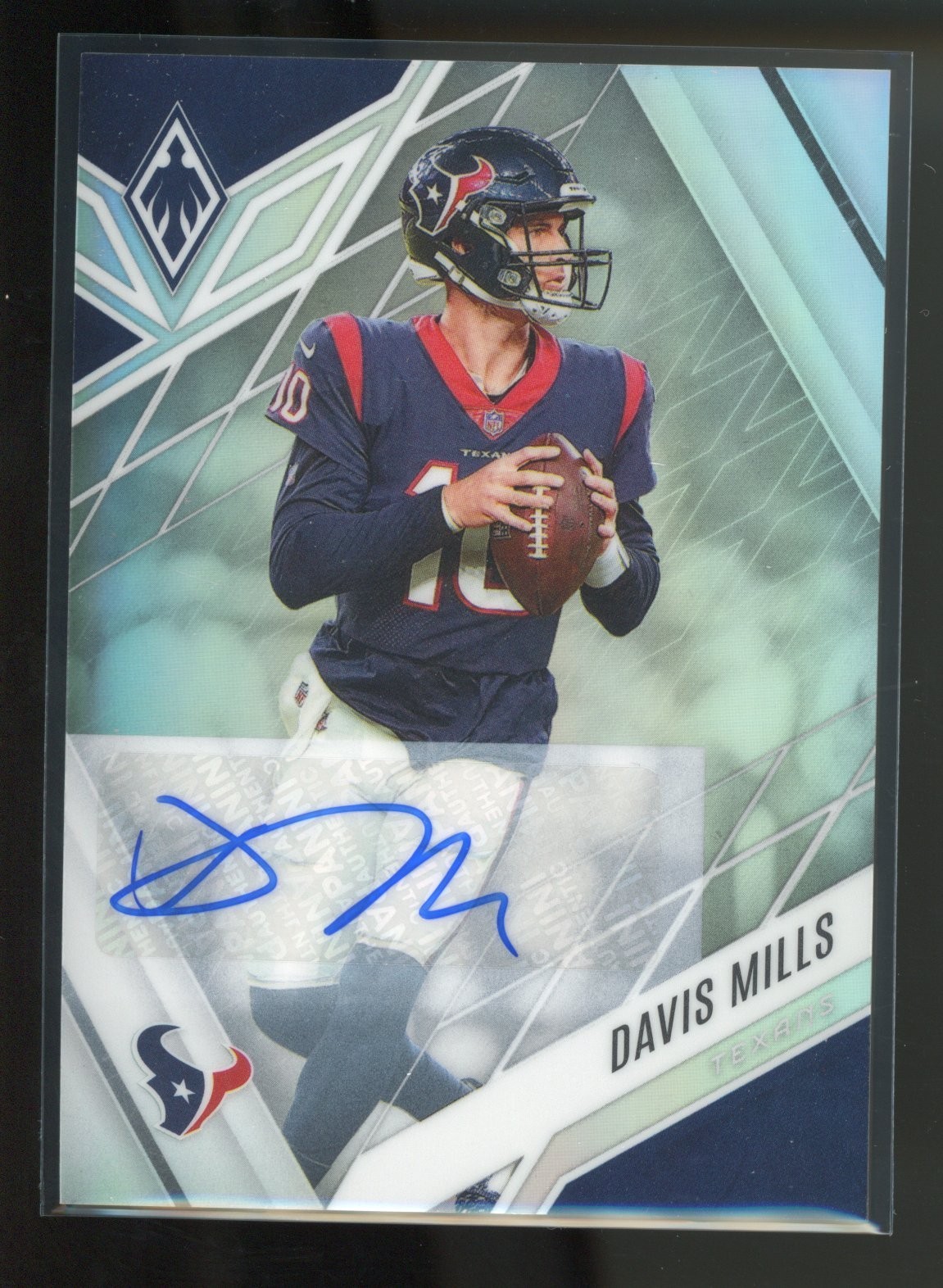 2022 Panini Phoenix DAVIS MILLS #27 Silver Auto Houston Texans